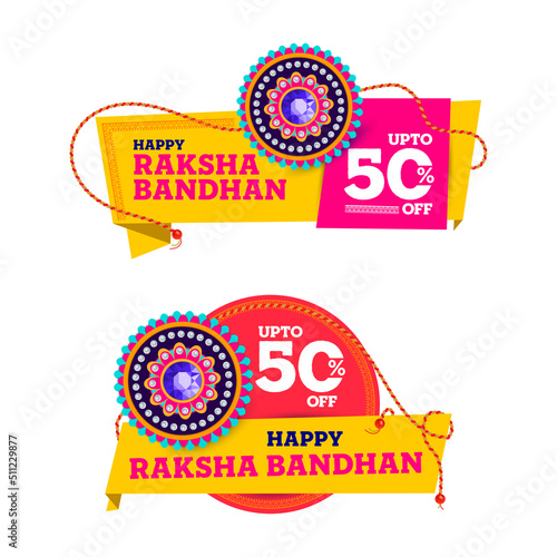 Happy Raksha Bandhan special offer template