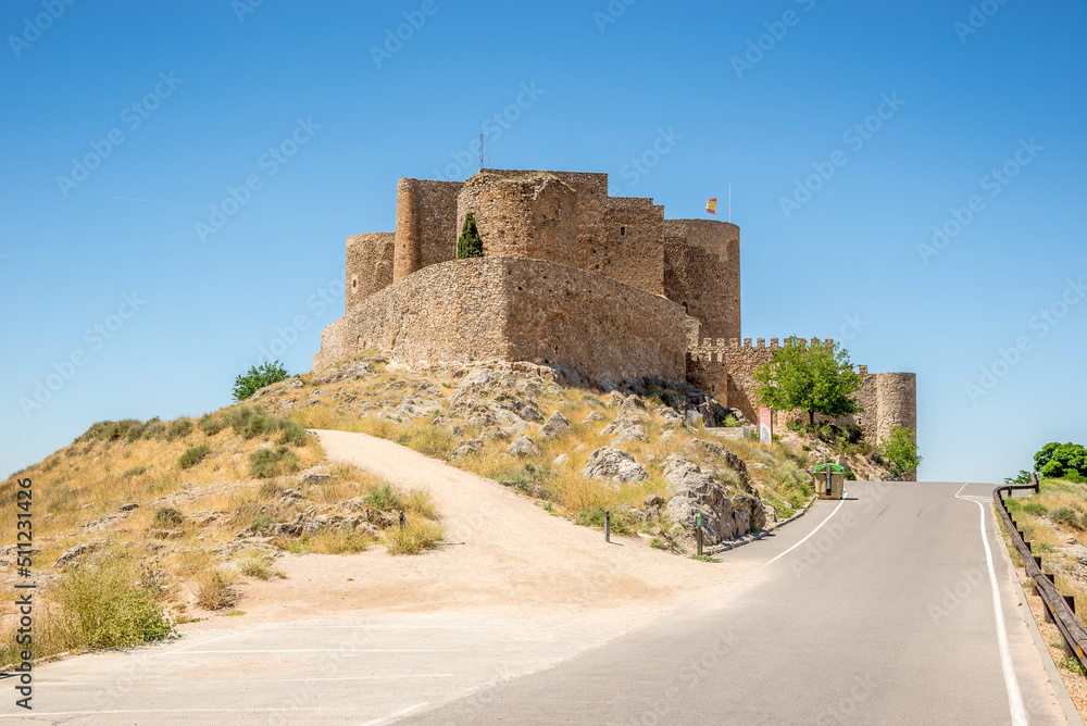View at the La Muela castle near Consuegra town - Spain