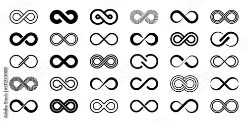 Canvastavla Infinity symbols
