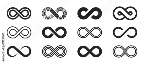 Stampa su tela Infinity symbols