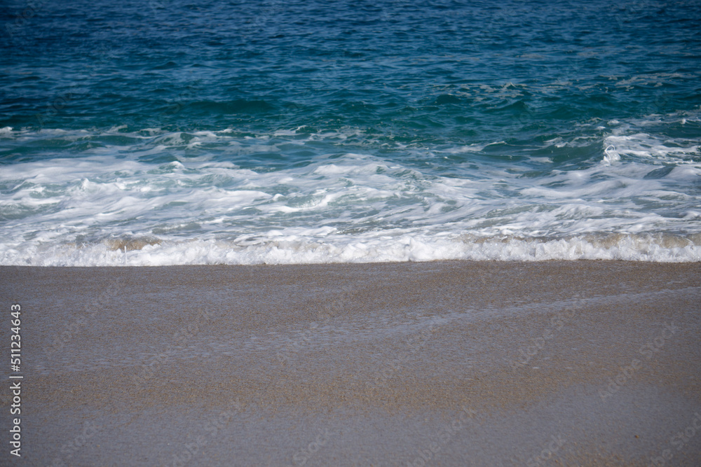 waves on the beach