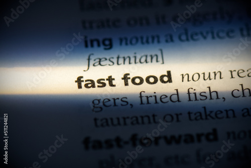 Obraz na płótnie fast food