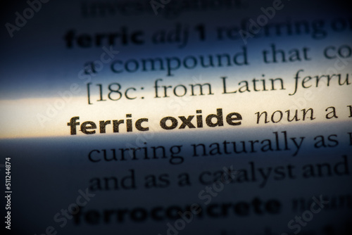 Canvas Print ferric oxide