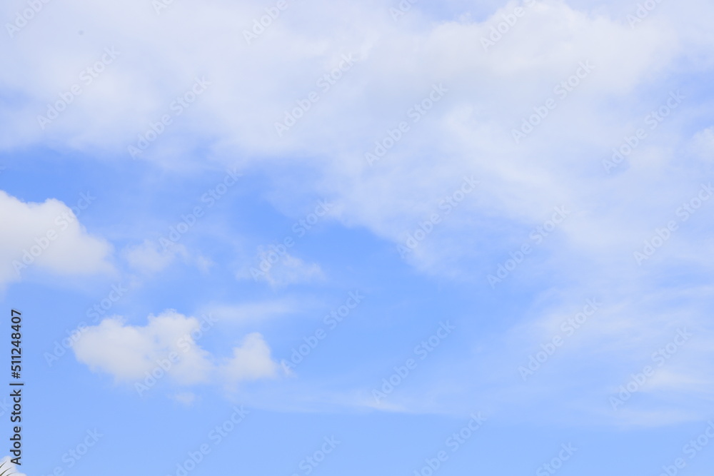 Obraz premium blue sky background with clouds. great for wallpaper