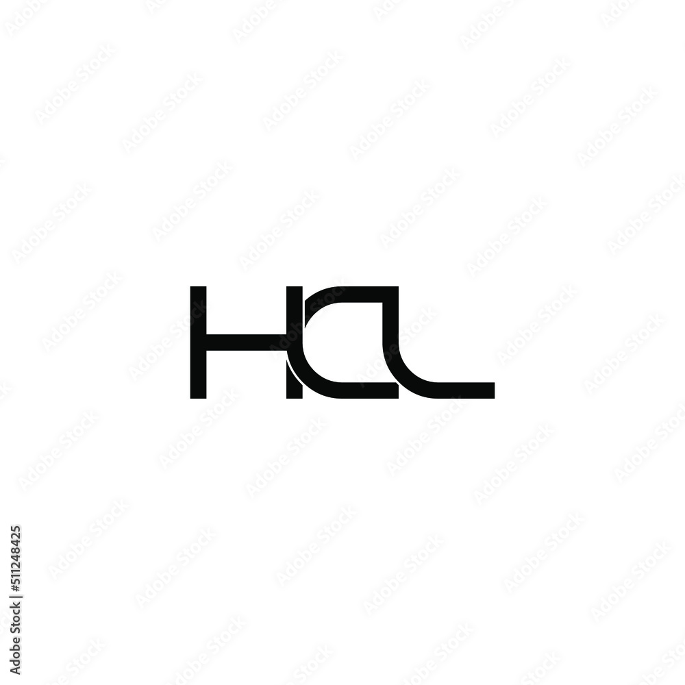 hcl letter original monogram logo design hcl letter original monogram logo design