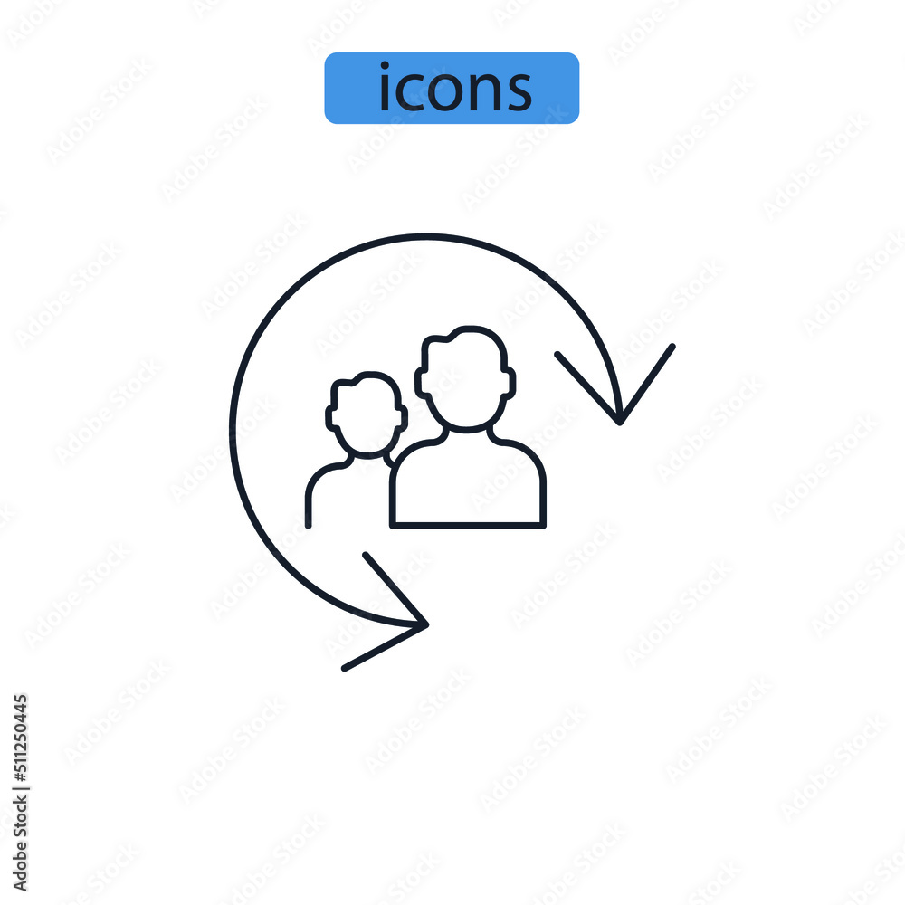 belonging icons symbol vector elements for infographic web belonging icons symbol vector elements for infographic web