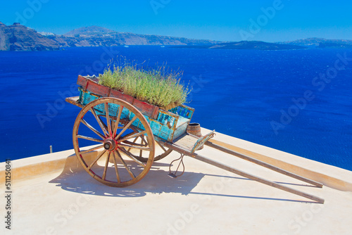 Wunderschöne Insel Santorini, Griechenland