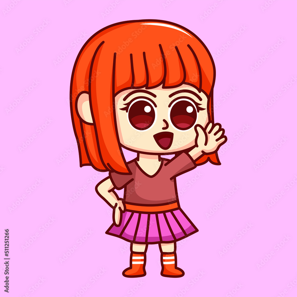 Cute boy and girl sports premium character vector Cute boy and girl sports premium character vector