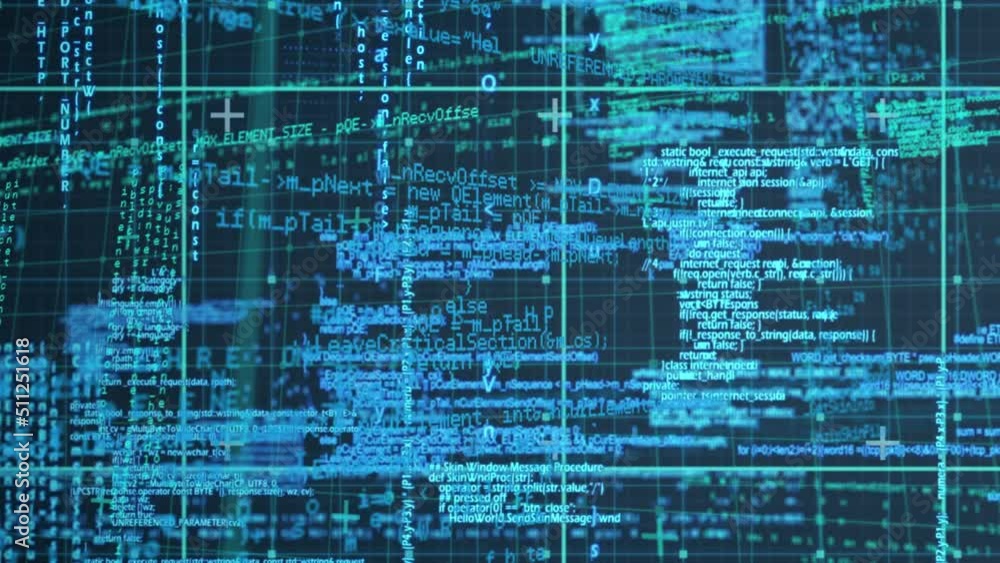 Animation of data processing over grid Animation of data processing over grid
