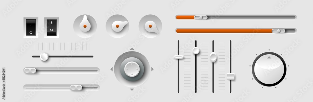 Ταπετσαρία Realistic volume dial, metal or plastic radio knob