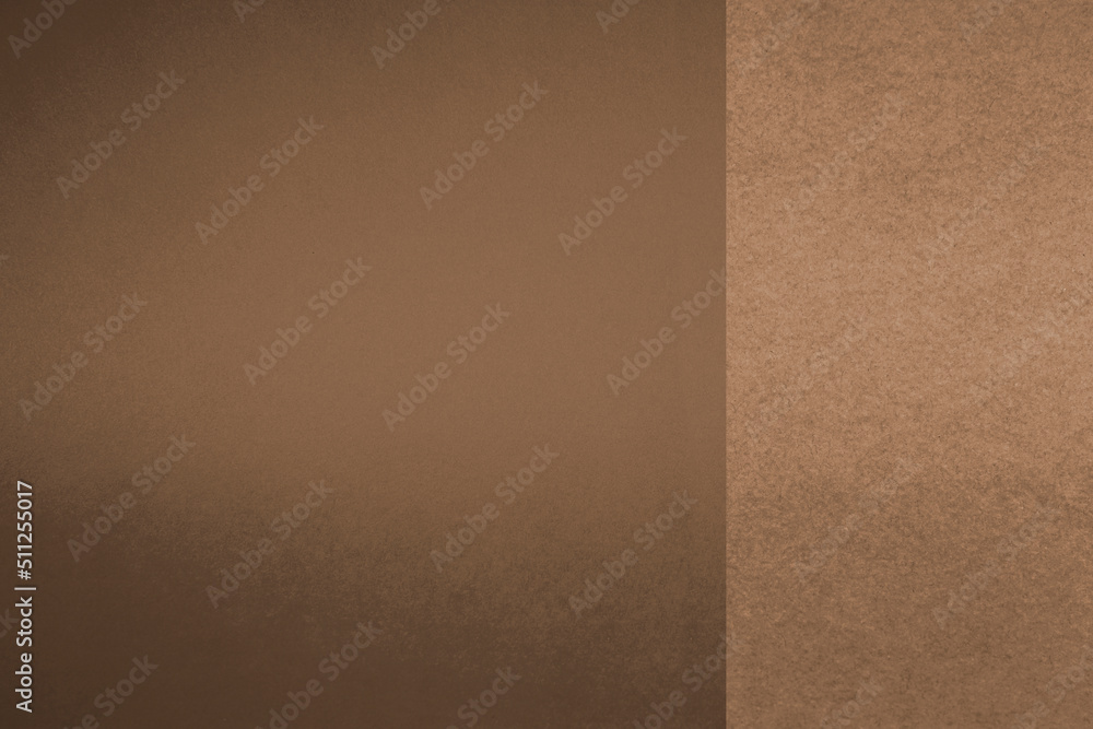 Fototapeta premium Dark and light Blur vs clear tan Brown textured Background with fine details