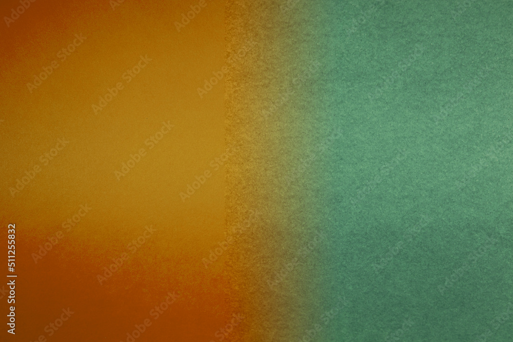 Dark and light Blur vs clear disappearing orange green yellow textured Background with fine details