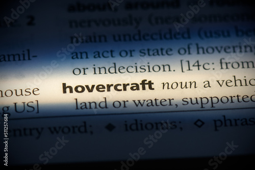 Bilde på lerret hovercraft