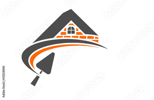 maçon construction bâtiment logo photo