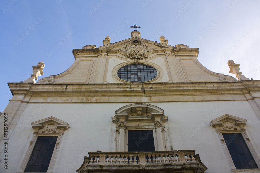 Saint Domingos Church (Santa Justa e Rufina) at Sao Domingos Square in Lisbon Saint Domingos Church (Santa Justa e Rufina) at Sao Domingos Square in Lisbon