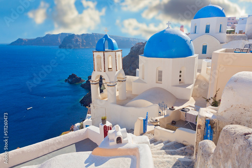 Fototapeta Naklejka Na Ścianę i Meble -  Wunderschöne Insel Santorini, Griechenland