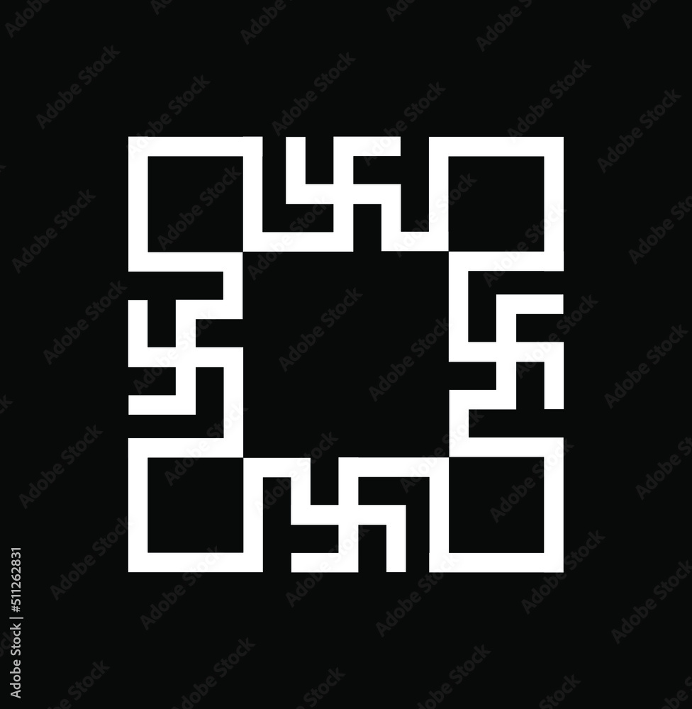 Swastika Hindu religious holy symbol frame. swastika design. Swastika Hindu religious holy symbol frame. swastika design.