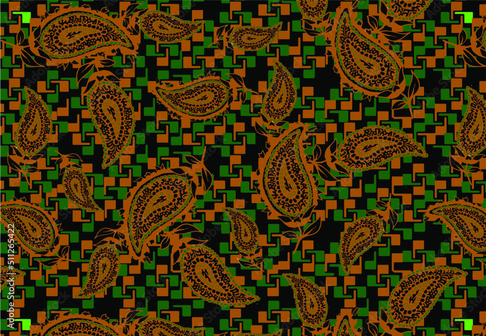 paisley geometric objects are suitable for textile metraj pattern paisley geometric objects are suitable for textile metraj pattern
