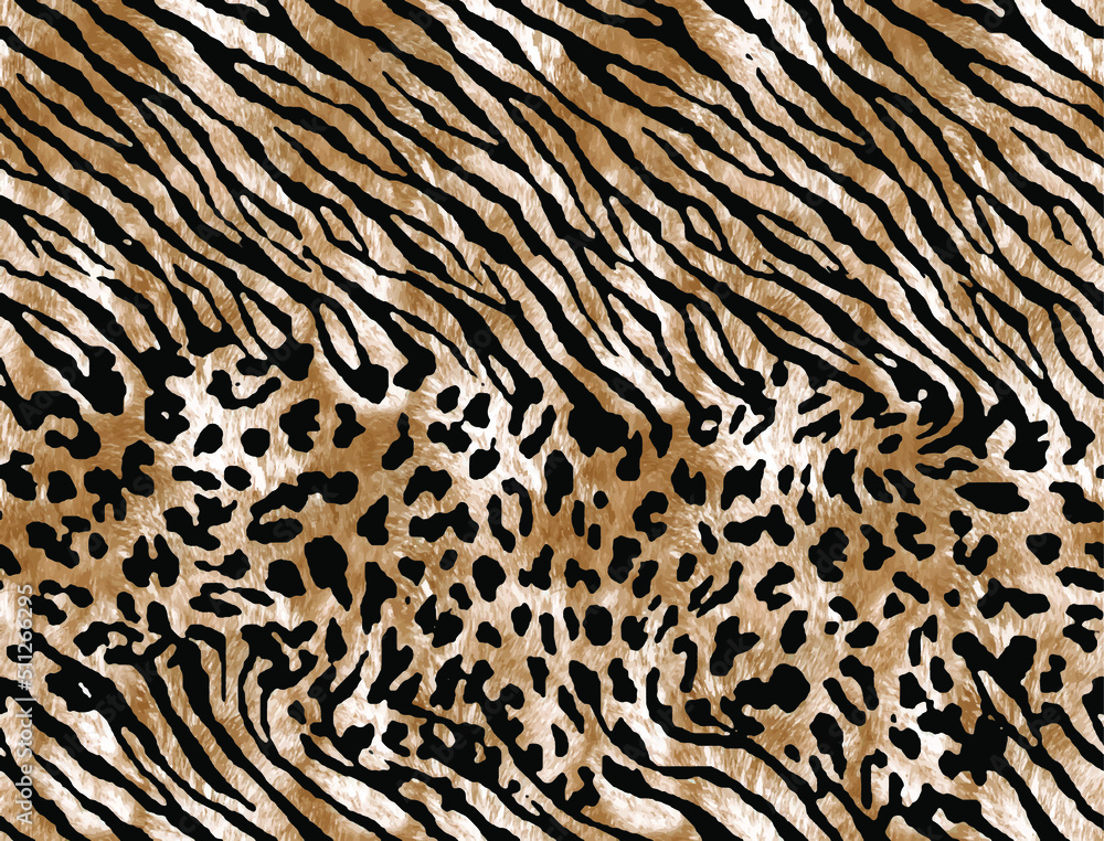 a pattern suitable for textiles consisting of wild animal skin a pattern suitable for textiles consisting of wild animal skin