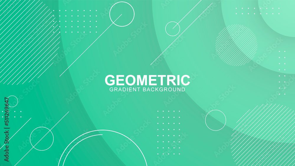 Geometric shape background with modern design