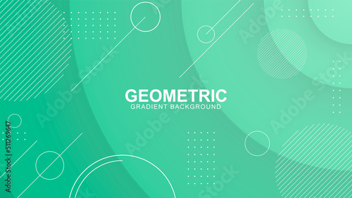 Geometric shape background with modern design