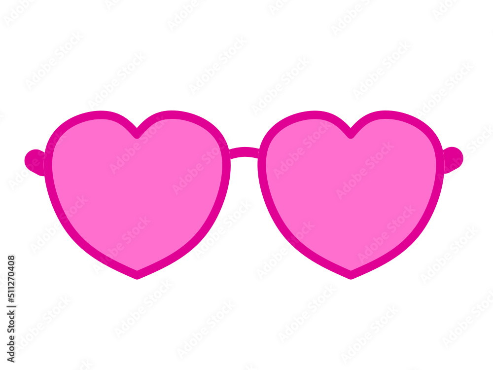 love glasses icon.glasses with heart shape lenses love glasses icon.glasses with heart shape lenses