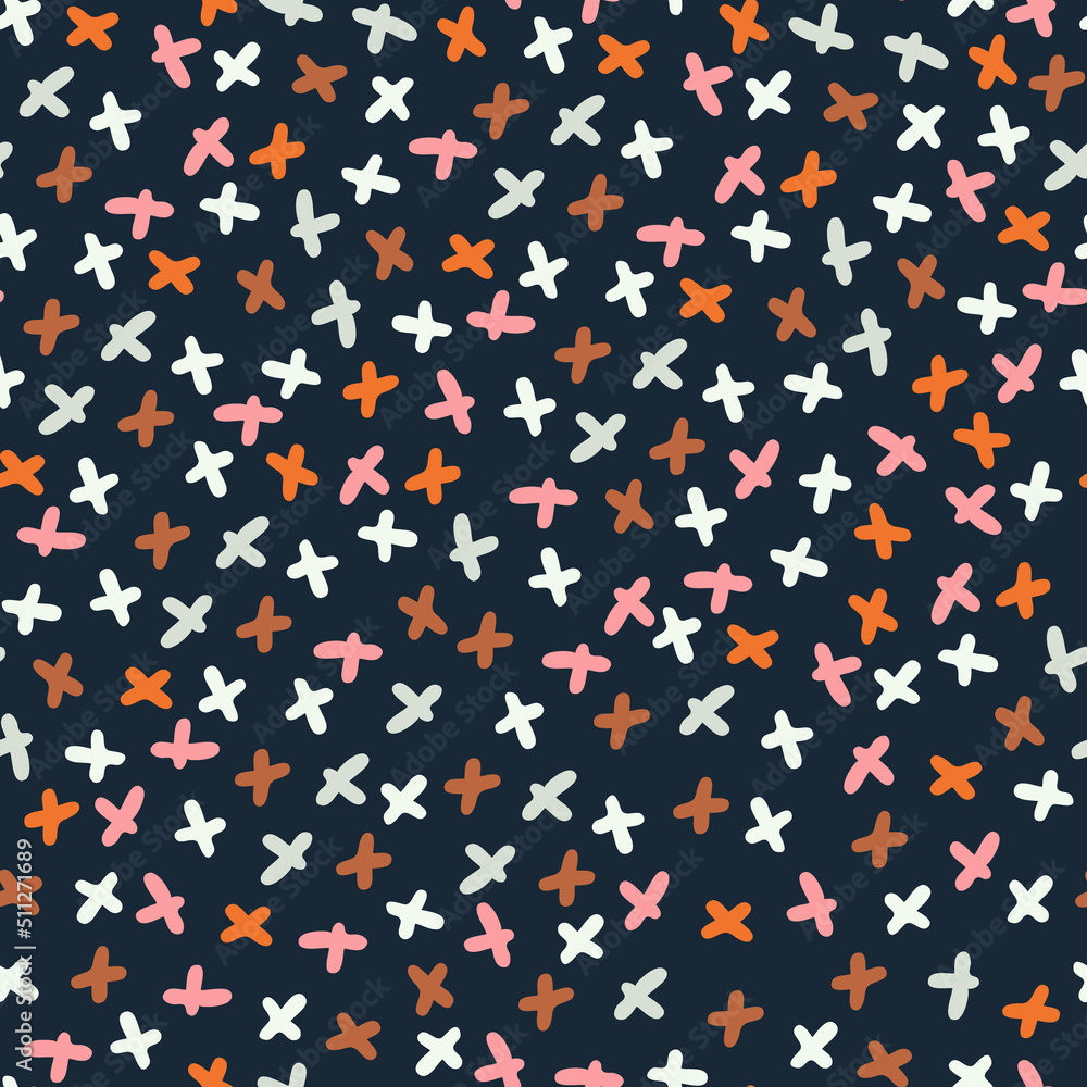 Seamless repeating pattern with hand drawn stars. Vector background for surface design and other design projects Seamless repeating pattern with hand drawn stars. Vector background for surface design and other design projects