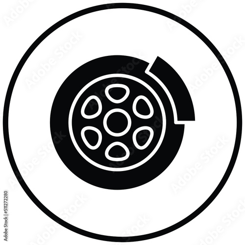 Brake Disc Icon Style