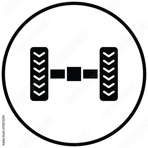 Wheel Alignment Icon Style