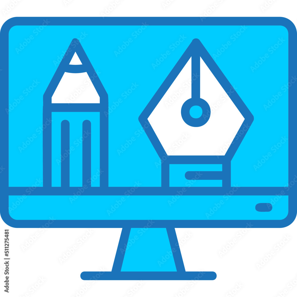 Computer Graphic Icon Computer Graphic Icon
