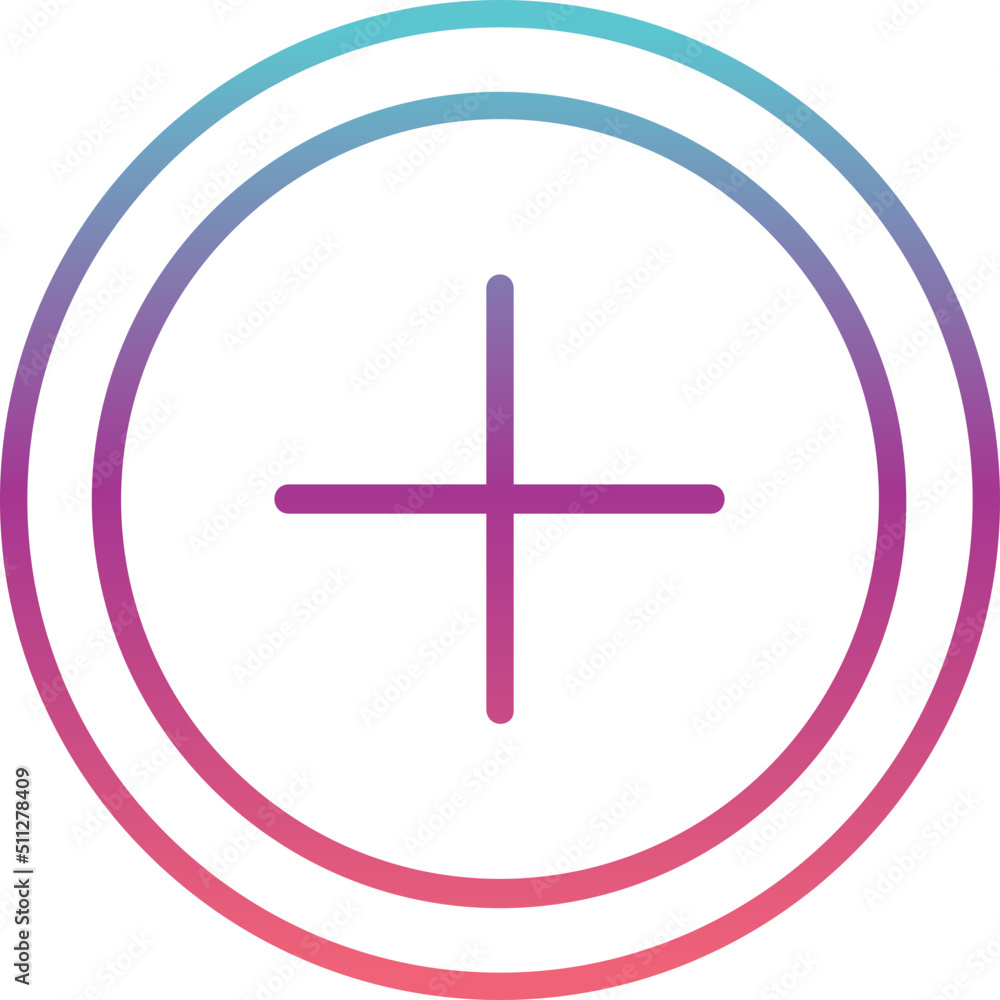 Fototapeta premium Plus Sign Icon