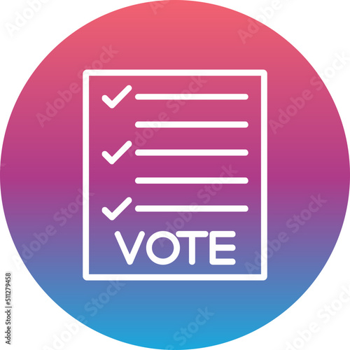 Ballot Icon
