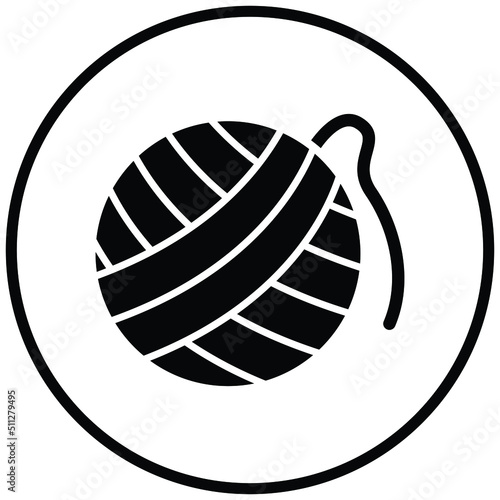 Wool Ball Icon Style