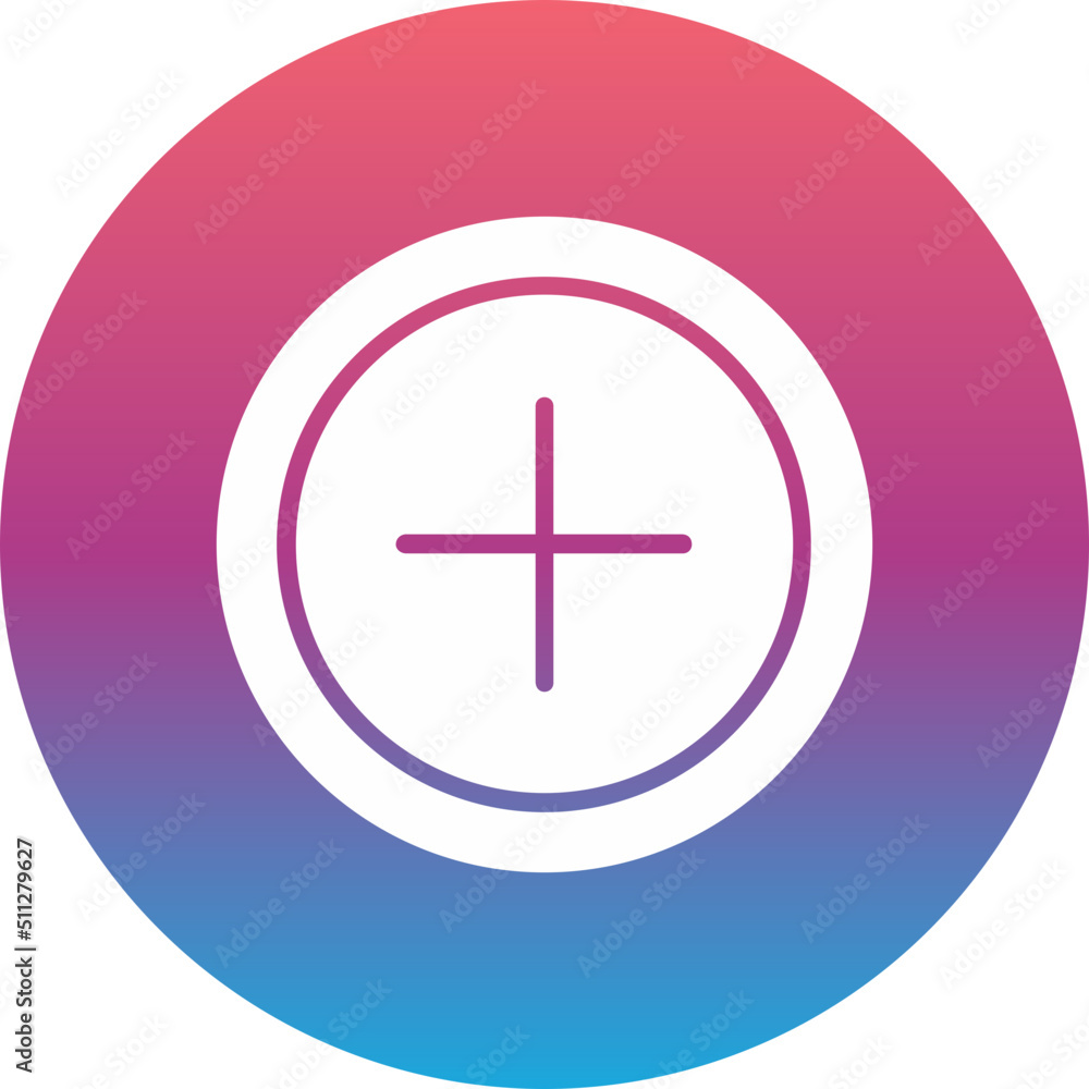 Fototapeta premium Plus Sign Icon