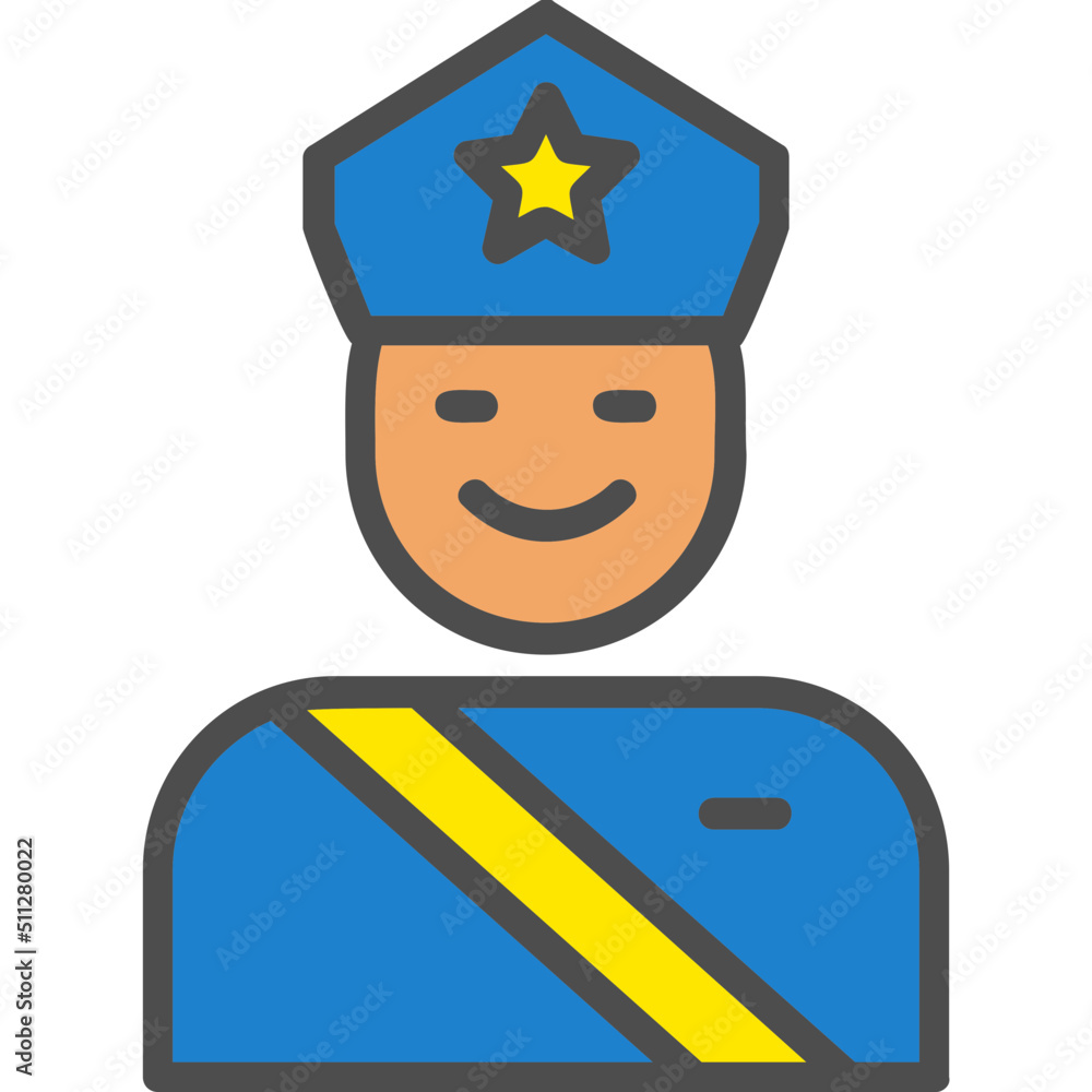 Security Guard Icon Security Guard Icon