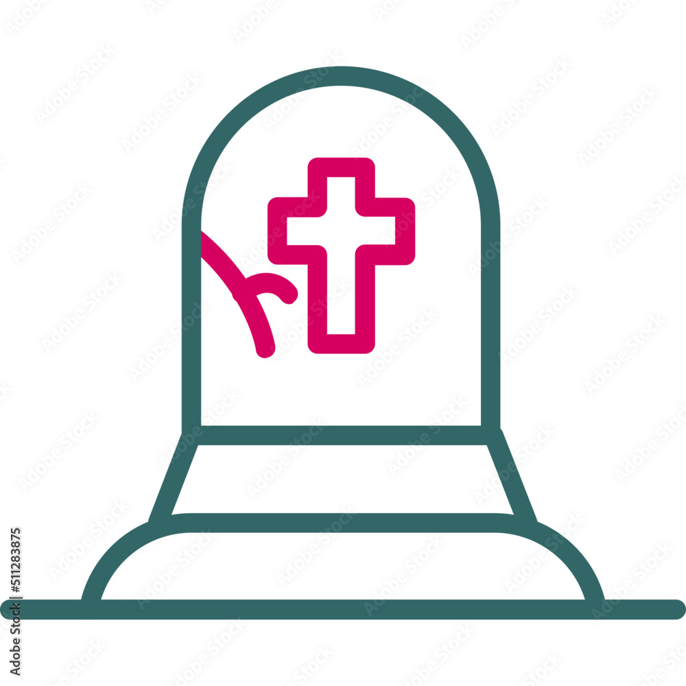 Fototapeta premium Tombstone Icon