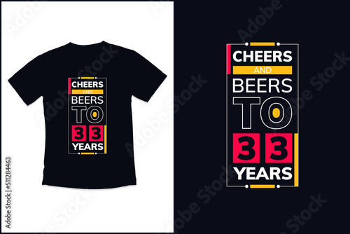 Birthday t shirt design with guy is officially 60 years old modern quotes typography t shirt design