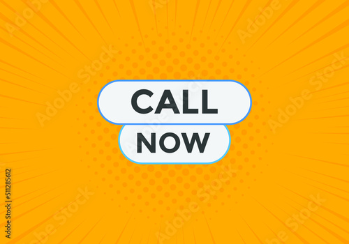 Call now text button. Web button template Call now