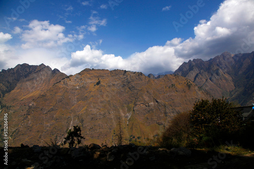 clouds over the Himalaya