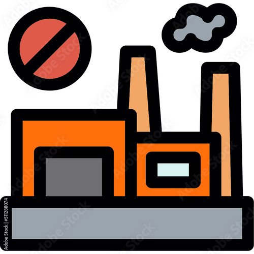 No Fossil Fuels Icon