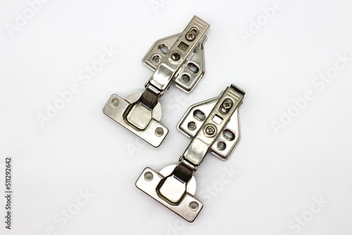 A picture of Stainless Steel Hydraulic Hinges with selective focus