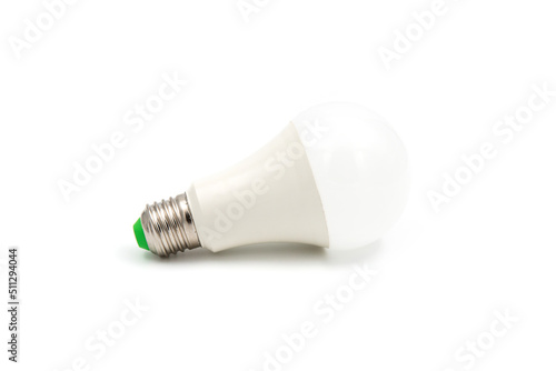 electric light bulb isolated on white background