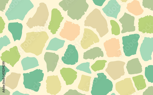 Abstract modern giraffe seamless pattern. Animals trendy background. Colorful decorative vector stock illustration for print, card, postcard, fabric, textile. Modern ornament of stylized skin
