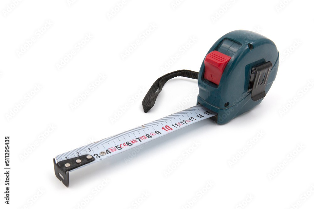 Tape measure isolated on white Tape measure isolated on white