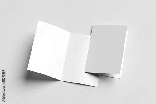 Bifold brochure mockup