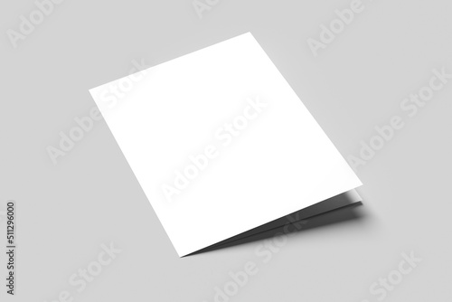 Bifold brochure mockup