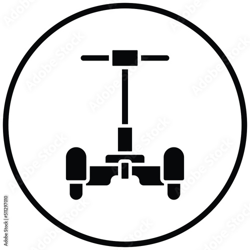 Police Segway Icon Style