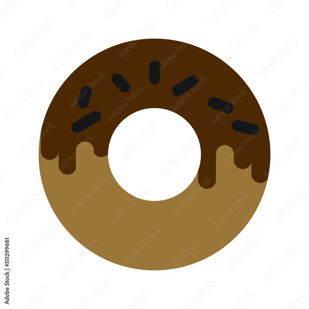 Obraz premium donut vector for website symbol icon presentation