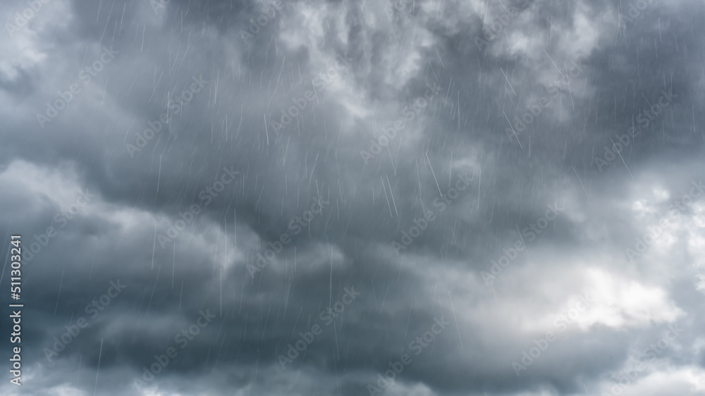 Obraz premium rainy gloomy sky