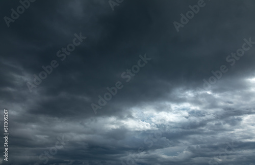 Dark stormy sky natural background